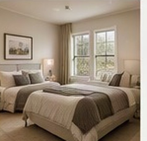 Design view of the primary bedroom